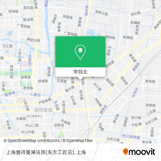 上海雅诗曼淋浴房(东方工匠店)地图