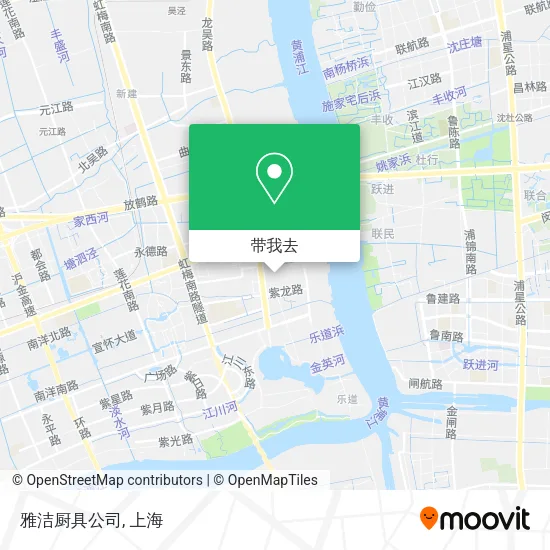 雅洁厨具公司地图
