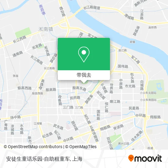 安徒生童话乐园-自助租童车地图