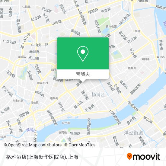 格雅酒店(上海新华医院店)地图