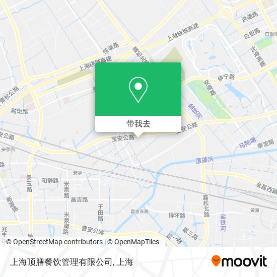上海顶膳餐饮管理有限公司地图