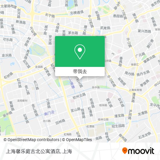 上海馨乐庭古北公寓酒店地图