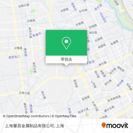 上海馨昌金属制品有限公司地图
