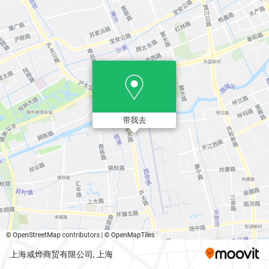 上海咸烨商贸有限公司地图
