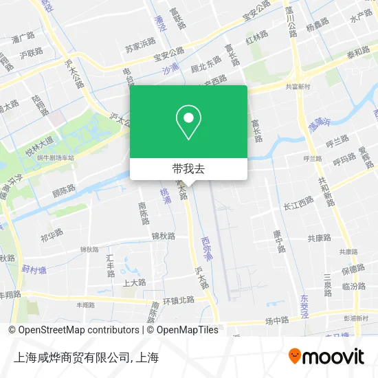 上海咸烨商贸有限公司地图
