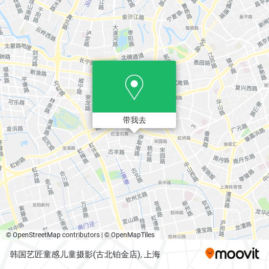 韩国艺匠童感儿童摄影(古北铂金店)地图