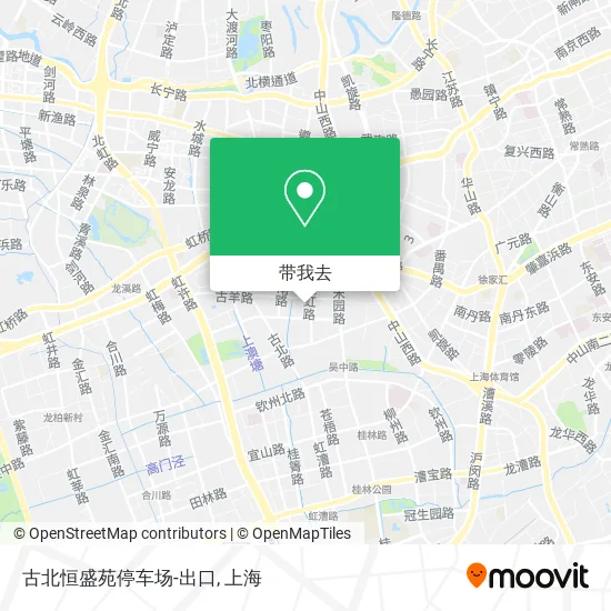 古北恒盛苑停车场-出口地图