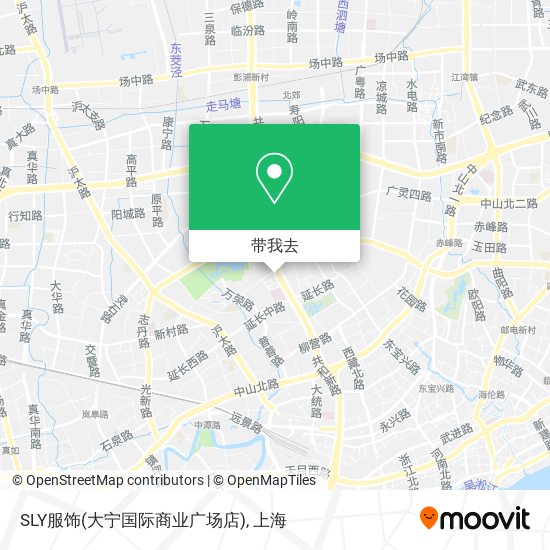 SLY服饰(大宁国际商业广场店)地图