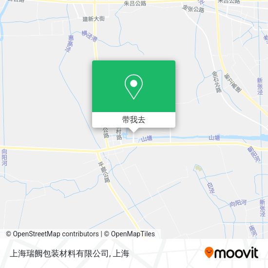 上海瑞阙包装材料有限公司地图