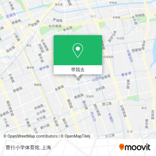 曹行小学体育馆地图
