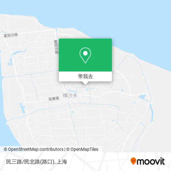 民三路/民北路(路口)地图