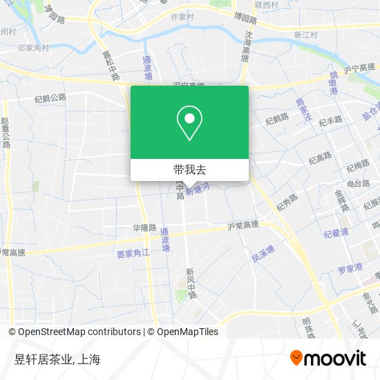 昱轩居茶业地图