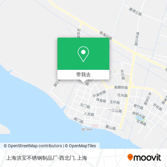 上海洪宝不锈钢制品厂-西北门地图