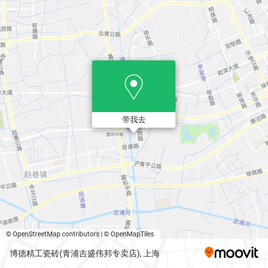 博德精工瓷砖(青浦吉盛伟邦专卖店)地图