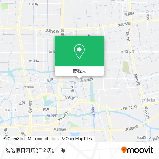 智选假日酒店(汇金店)地图