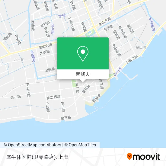 犀牛休闲鞋(卫零路店)地图