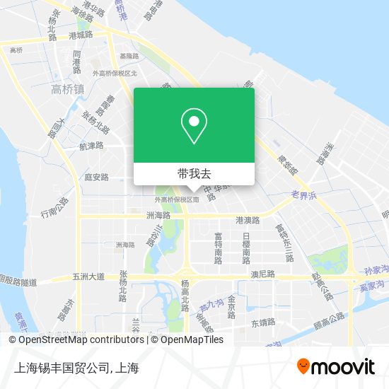 上海锡丰国贸公司地图