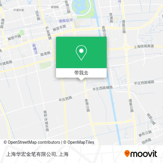 上海华宏金笔有限公司地图