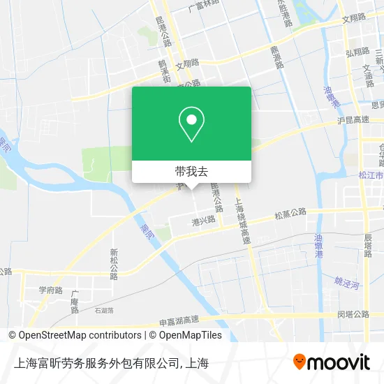 上海富昕劳务服务外包有限公司地图