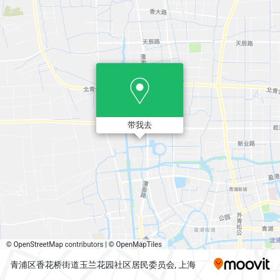 青浦区香花桥街道玉兰花园社区居民委员会地图