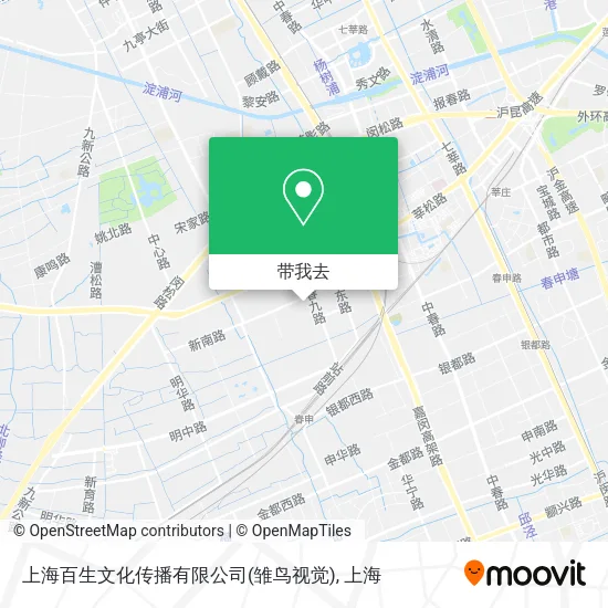 上海百生文化传播有限公司(雏鸟视觉)地图