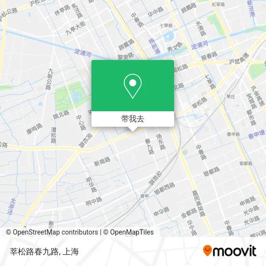 莘松路春九路地图