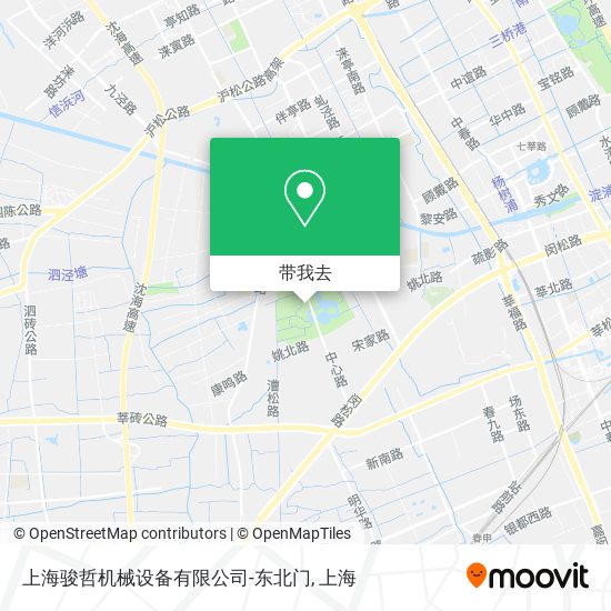 上海骏哲机械设备有限公司-东北门地图