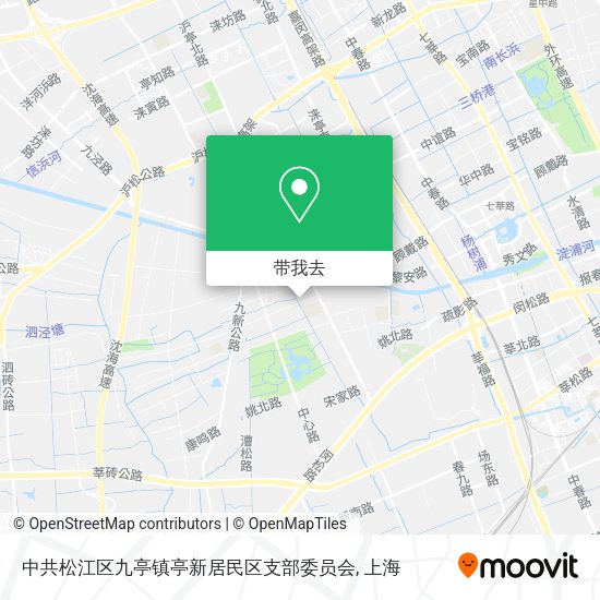 中共松江区九亭镇亭新居民区支部委员会地图