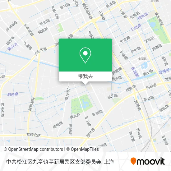 中共松江区九亭镇亭新居民区支部委员会地图