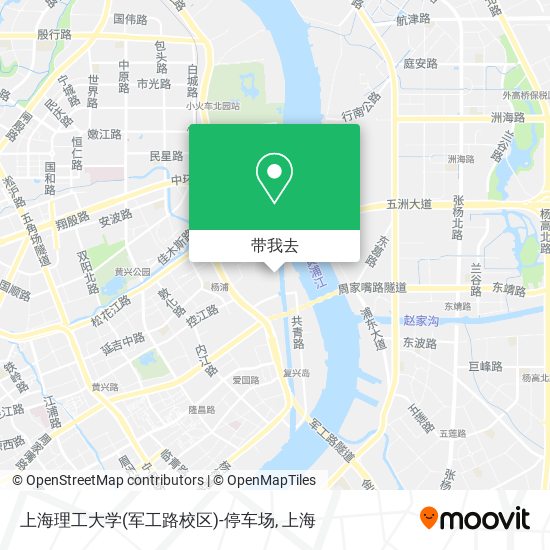 上海理工大学(军工路校区)-停车场地图