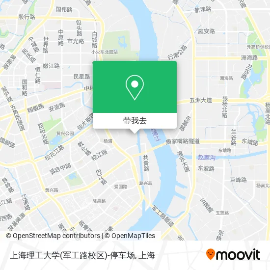 上海理工大学(军工路校区)-停车场地图