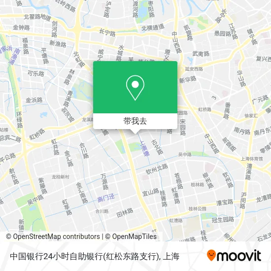 中国银行24小时自助银行(红松东路支行)地图