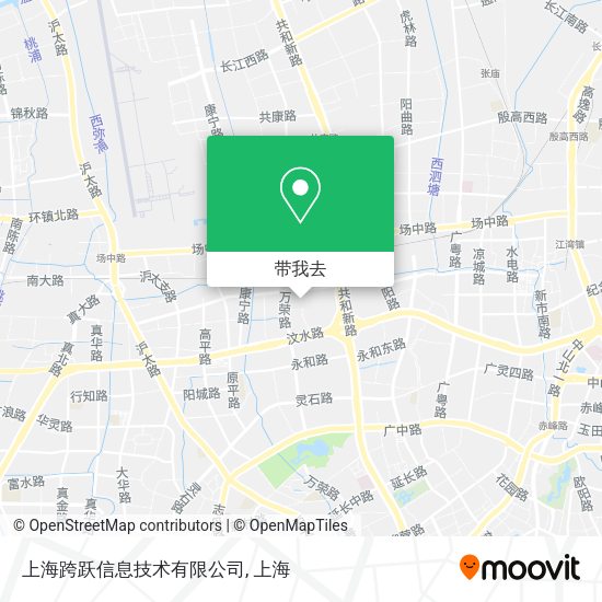 上海跨跃信息技术有限公司地图