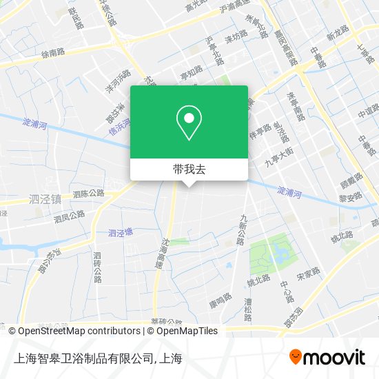 上海智皋卫浴制品有限公司地图