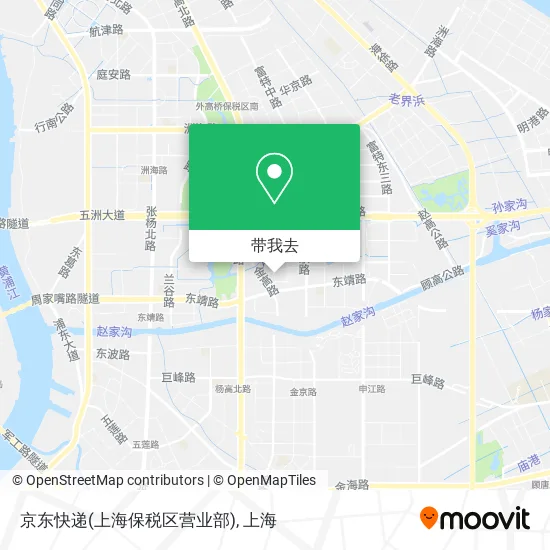 京东快递(上海保税区营业部)地图