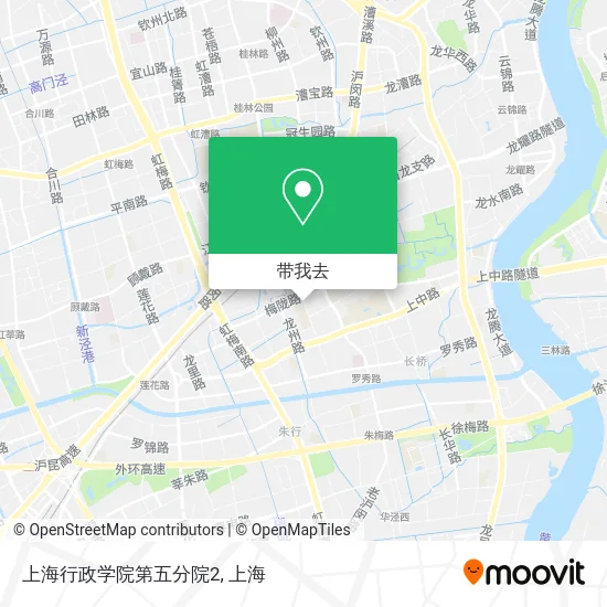 上海行政学院第五分院2地图