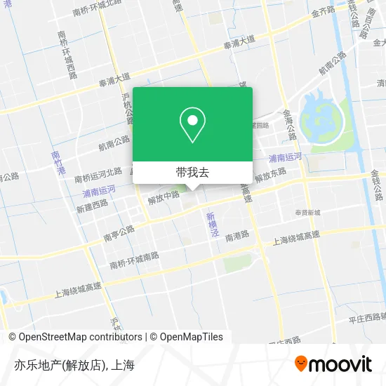 亦乐地产(解放店)地图