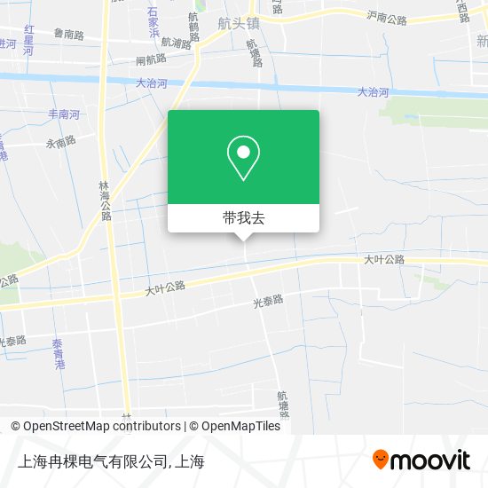 上海冉棵电气有限公司地图