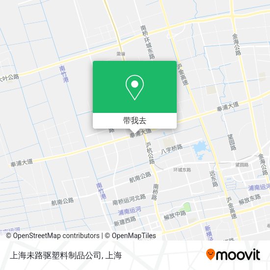 上海未路驱塑料制品公司地图