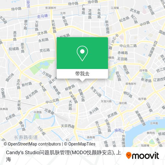 Candy’s Studio问题肌肤管理(MODO悦颜静安店)地图
