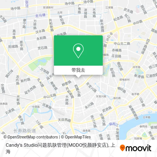 Candy’s Studio问题肌肤管理(MODO悦颜静安店)地图