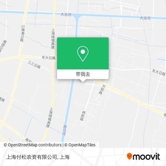 上海付松农资有限公司地图