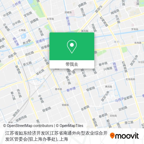 江苏省如东经济开发区江苏省南通外向型农业综合开发区管委会(驻上海办事处)地图
