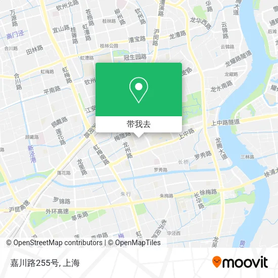 嘉川路255号地图