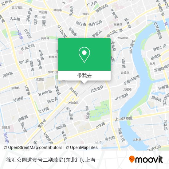 徐汇公园道壹号二期臻庭(东北门)地图