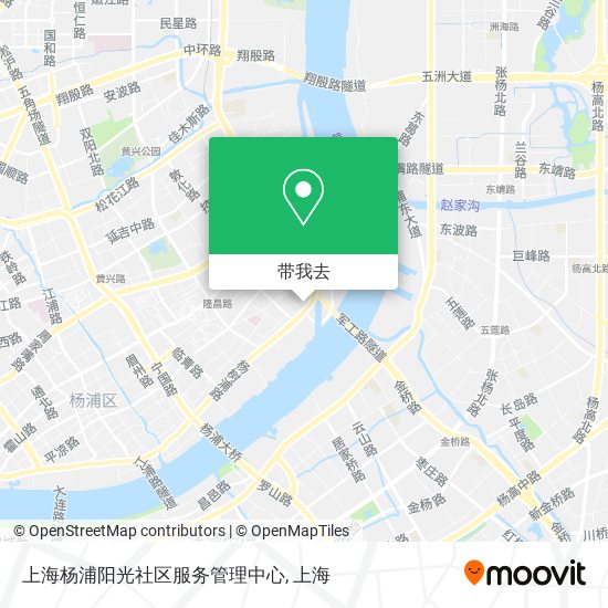 上海杨浦阳光社区服务管理中心地图