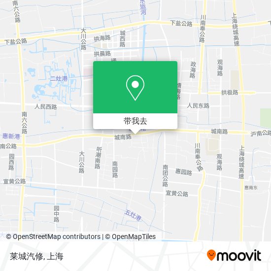 莱城汽修地图