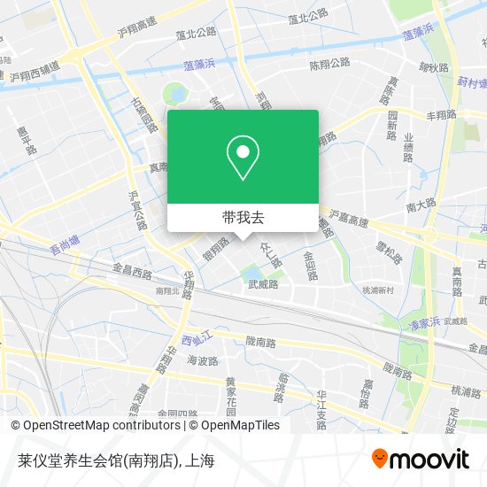 莱仪堂养生会馆(南翔店)地图