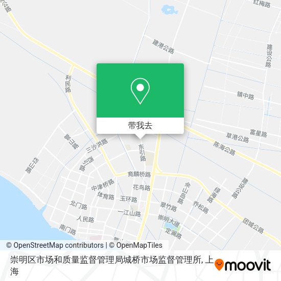 崇明区市场和质量监督管理局城桥市场监督管理所地图