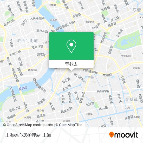 上海德心居护理站地图